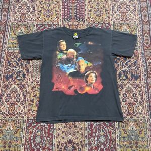 VTG 1997 Star Trek Captains The Experience Las Vegas Hilton Graphic TShirt M USA